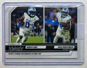 Jahmyr Gibbs & David Montgomery 2025 Panini Instant NFL #99 Detroit Lion PR: 154 - Bild 1 von 2