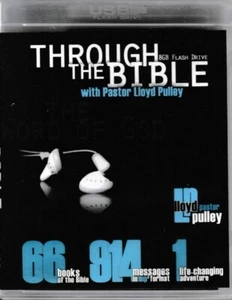 Through The Bible With Pastor Lloyd Pulley Flash Drive PC 814 messages teachings - Picture 1 of 1