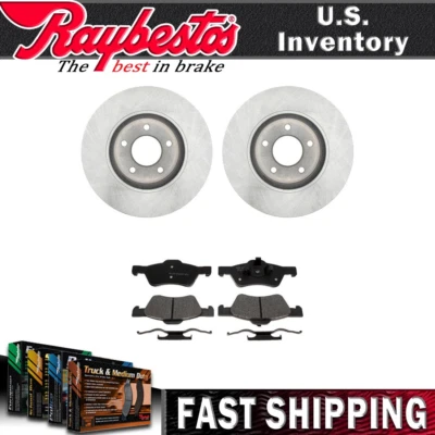 Rotores de freno delanteros pastillas de freno de cerámica con herrajes para Mercury Mariner 2006-2011 Foto 1 de 4