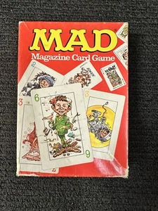 Mad Magazine Card Game 1980 Vintage Parker Brothers Complete W/ Tray & Manual - Picture 1 of 5