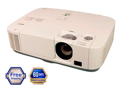 NEC P401W 3LCD Projector 4000 ANSI HD Accessories Included (HDMI, Remote, Power) - Image 1 of 4