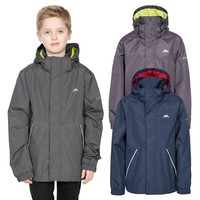 Didriksons hidrófuga chaqueta Piko Boy/'s Jacket 2 verde viento densamente impermeable