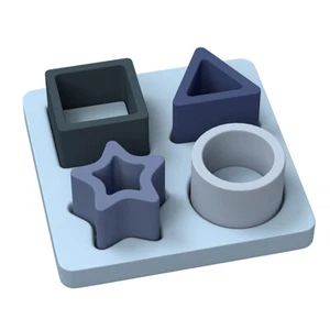 Silicone Shape Sorter Blue - Picture 1 of 6
