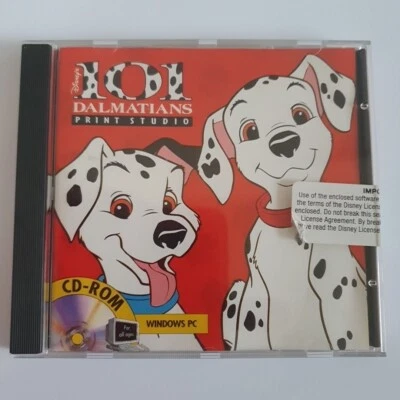 Disney’s - Print Studio - 101 DALMATIONS - CD-ROM - Windows PC  - Image 1 of 4