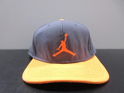Gorra Jordan Gorra Snap Back Gris Naranja Baloncesto Jumpman Logo Ajustable Para Hombre Foto 1 de 4
