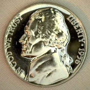 1956 Proof Jefferson Nickel 5c Five Cent Coin USA 5 Cents - Picture 1 of 2