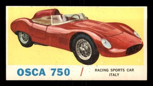 1961 Topps Sports Cars #19 Osca 750   EX+ X2605087