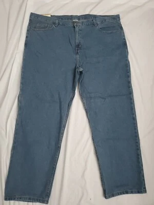 Faded Glory Classic Fit Straight Leg Regular Denim Jeans 46x30 New - Image 1 of 4