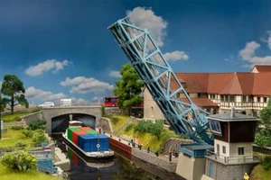 FALLER 120506 Bascule bridge with drive 1:87 H0 Gauge # NEW in OVP # - Bild 1 von 4