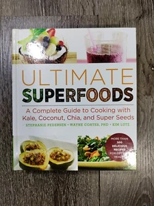 Cookbook Ultimate Superfoods Hardcover Kale & Coconut Recipes Healthy Guide - Picture 1 of 6