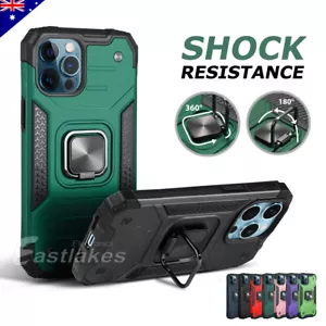 Shockproof Case Magnetic Plate Cover For iPhone 16/15/14/13/12/11 Pro XS Max + - Picture 1 of 17