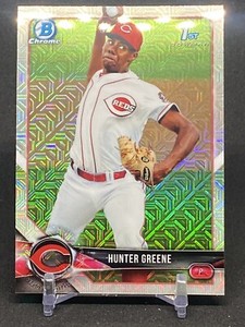 2018 Bowman Chrome Prospects Mega Box Mojo Refractor Hunter Greene #BCP48 - QTY!