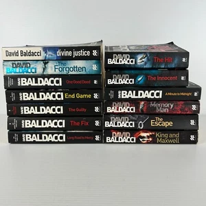 David Baldacci Book Bundle x 13 Paperback Thriller Crime Mystery - Picture 1 of 9