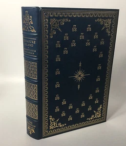 Franklin Library TREASURE ISLAND Stevenson N.C. Wyeth 100 Greatest Books - Picture 1 of 4