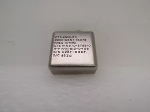 Oscilador de cristal CTS Knights 970-3795-0 10 MHz HP 1813-0458 - Imagen 1 de 4