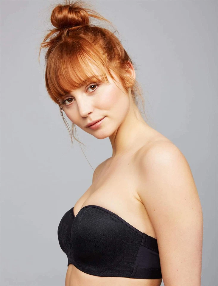 Natori Private Luxuries Strapless Maternity And Nursing Black Bra Size 38DD - Image 1 of 1