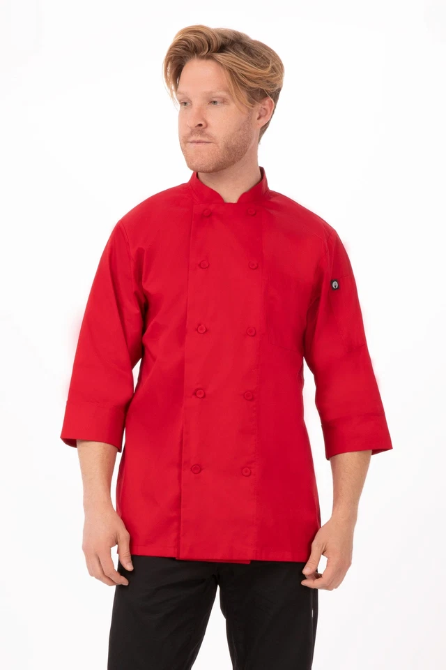 Chef Works Mens Morocco Chef Coat (JLCL) - Image 1 of 1