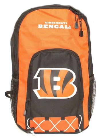 NFL Cincinnati Bengals "Captain" Backpack (18.5"H x 8"D x 13"W) Cover