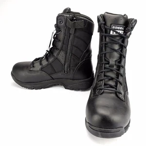 Botas de trabajo tácticas de seguridad originales SWAT Metro 9" impermeables con cremallera lateral para hombre talla 6,5 - Imagen 1 de 12