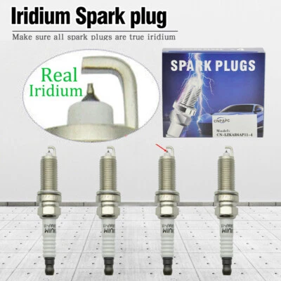 4Pcs Iridium Spark Plugs for Nissan Altima Rogue Sentra 2007-2014 22401-JA01B US - Image 1 of 4