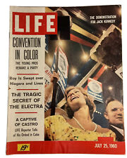 Life Magazine July 25 1960 Issue Volume 49 Number 4 Kennedy The Electra Castro