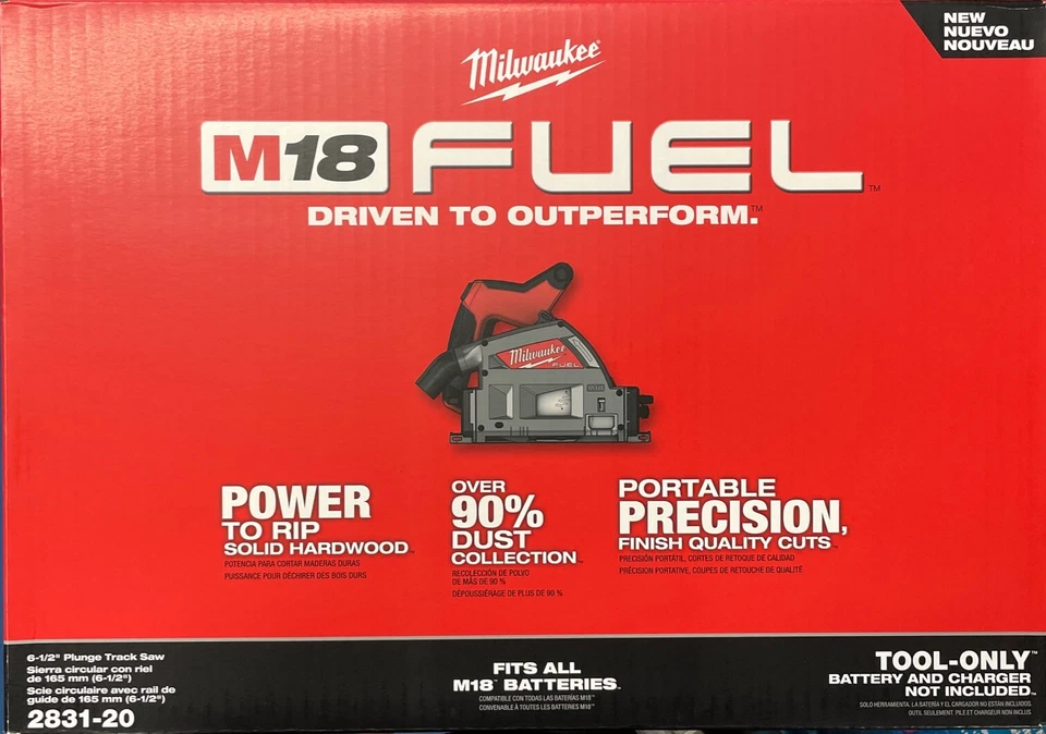 Sierra de oruga de inmersión Milwaukee 2831-20 M18 6 1/2 nueva Foto 1 de 1
