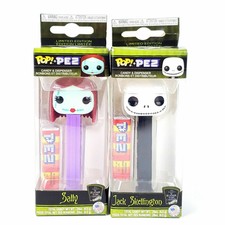 Pop Pez Jack Skellington and Sally Nightmare Before Christmas Pez Dispenser Pair