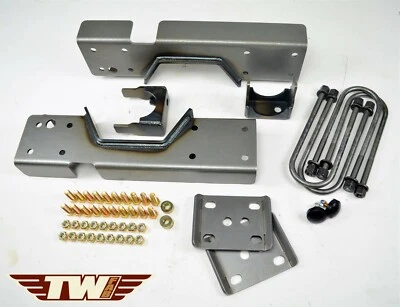 1988 - 1998 C3500 Rear Lower Kit 8" Drop OBS Chevy Silverado Flip Notch Kit - Image 1 of 2
