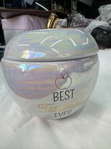 Pavilion - 4.5" x 4" Teacher Ever 100% 8 oz Soy Wax Single Wick Candle - Sere... - Picture 1 of 5