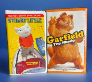 Family Friendly VHS Lot - 2 Movie Bundle - Stuart Little (2000), Garfield (2004) - Picture 1 of 4
