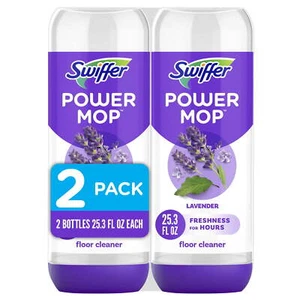 Power Mop Refill Solution, Tile, Vinyl, Laminate, Wood, Floor Cleaner, Lavender - Picture 1 of 10