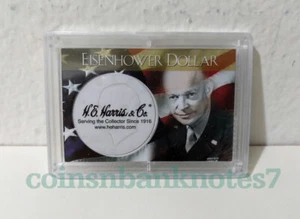 Coin Holder for 1971-1978 Eisenhower Dollar, Mini Frosty Case-1 Hole - Picture 1 of 1