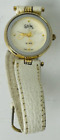 Vintage Stylex Uhr 1242 goldfarbenes Lederband Zifferblatt. Benötigt neue Batterie