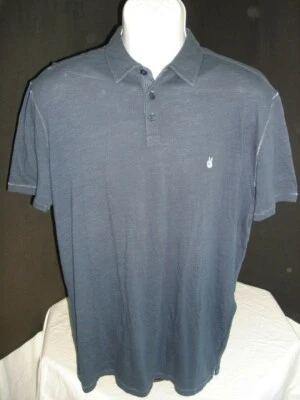 John Varvatos Star USA Peace Azul Marino 100% Algodón S/S Botón Pies Slim Fit Talla. L Foto 1 de 4