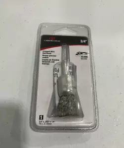 Cepillo de extremo de alambre engarzado de carborundo 3/4"" sellado - Imagen 1 de 2