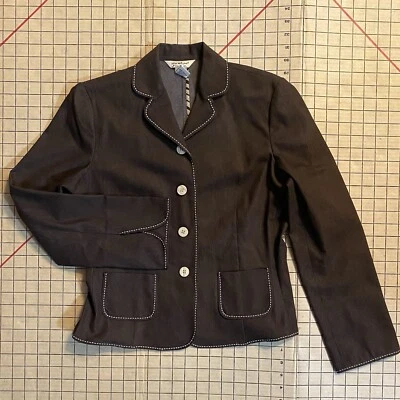 Blazer Julie Mitchell Urban Collection, Chaqueta, Marrón, Talla 4 Foto 1 de 4