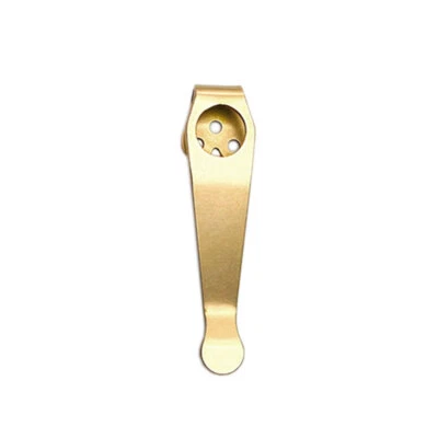 Clip de bolsillo profundo de titanio negro lavado a la piedra para Spyderco PM2 Smock Delica- Foto 1 de 4