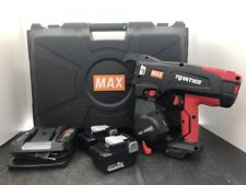 MAX RB440T TwinTier Cordless Rebar Tie Wire Machine batteries x2 charger case Jp