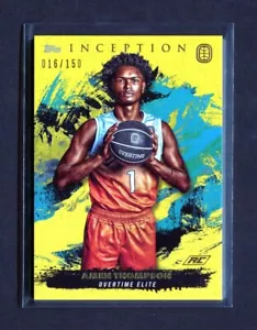 2021-22 Topps Inception OTE - #75 Amen Thompson [Yellow] 016/150 Rookie Card RC - Picture 1 of 2