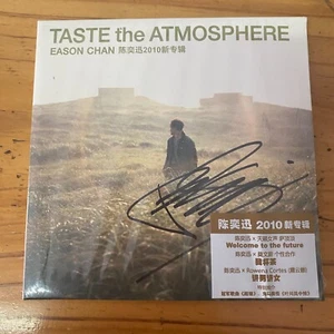 Eason Chan Autographed 2010 ALBUM TASTE the ATMOSPHERE Official Chinese Ver - Picture 1 of 3