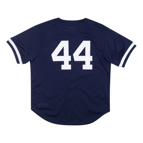 Reggie Jackson New York Yankees 1997 Authentic Batting Practice Jersey - Navy Cover