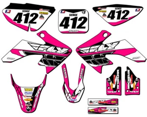 2004-2012 CRF 50 13 FLY Pink Senge Graphics Kit Compatible with Honda - Picture 1 of 10