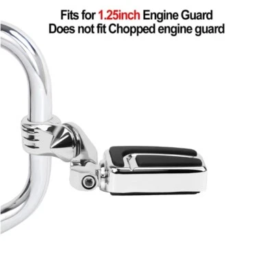 Estriberas estilo flujo de aire cromadas con soportes para Indian Chief Dark Horse 2016-2024 EE. UU. Foto 1 de 4