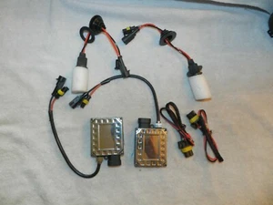 BMW Stock Headlights Ballast And H1A Bulbs + Harness wires - Picture 1 of 6