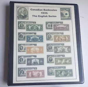 1935-1979 Canada Complete 6 Series Banknotes DIY Binder Display Album Kit - Picture 1 of 6