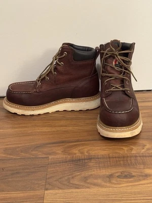 Botas de trabajo Red Wing Irish Setter 83606 de cuero marrón punta de seguridad para hombre 8 Foto 1 de 4