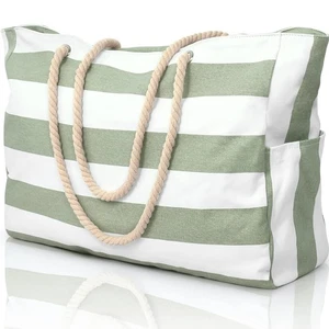 Strandtaschen für Damen groß wasserdicht Strandtasche Reißverschluss Strandtaschen Waterp... - Bild 1 von 7