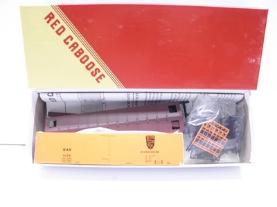 RED CABOOSE REFRIGERATOR CAR - BANGOR & AROOSTOOK -BAR #6128 - HO SCALE -KIT - Image 1 of 4