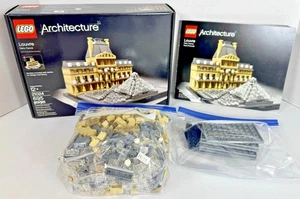 LEGO (21024) Architecture: Louvre Used 100% Complete w/Box and Instructions - Picture 1 of 9