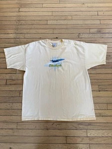 Vintage Boeing Blue Angels Navy Jets Airshow USA Made Shirt Mens 2XL Aviation - Picture 1 of 7